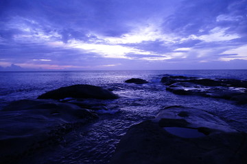 Beautiful natural delicious magnificent asian sunset sunrise