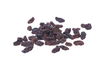 Raisins (Sultanas) isolated on white