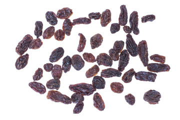 Fototapeta premium Raisins (Sultanas) isolated on white