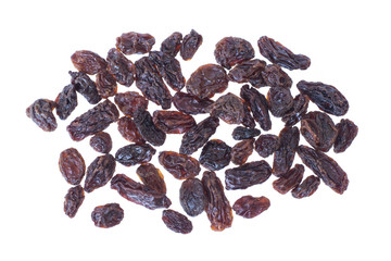 Raisins (Sultanas) isolated on white