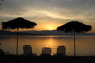 Sunrise over Nikiana Bay