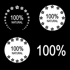Fototapeta premium Signs of natural products