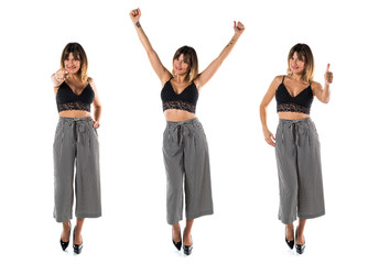 Obraz premium Lucky pretty woman