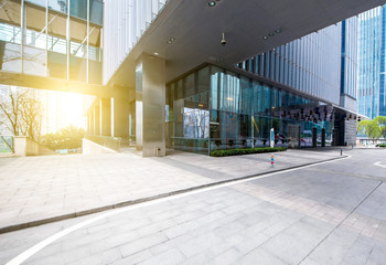 concrete road curve of viaduct in china outdoor