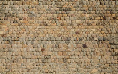Ancient Stone Wall for Background