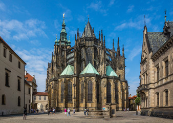 Saint Vitus Cathedral in Prague, Czech Republic
