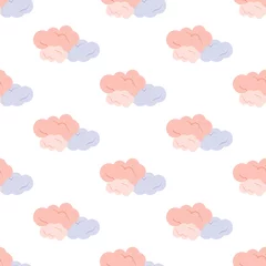 Behangcirkel Clouds. Seamless pattern. © Afone4ka