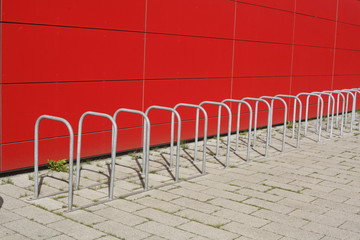 Fahrradständer aus Metall