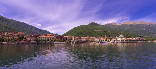 View of Cannobio on Lake Maggiore - Lago Maggiore, Verbania, Piemont, Italy