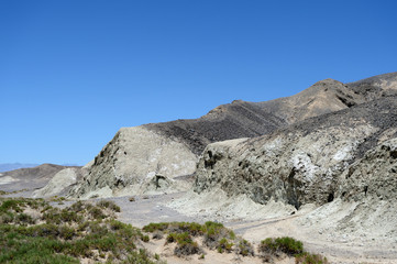 Fototapeta na wymiar Salt Creek Trail in Death Valley National Park, California, USA