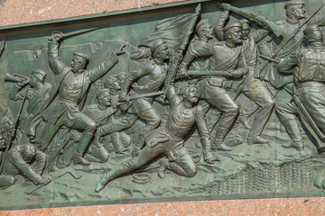 Relief an der Siegessäule in Berlin