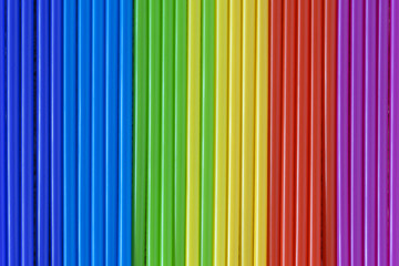 Abstraction of color scale from vertical color tubes, rainbow spectrum