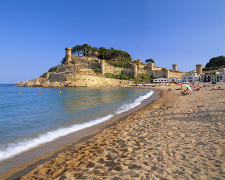 TOSSA DE MAR,COSTA BRAVA, SPAIN.