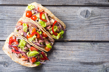 Mexican pork tacos