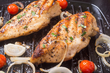 Grilled chicken breast