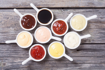 Set of sauces