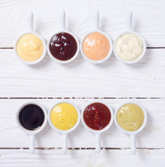 Set of sauces