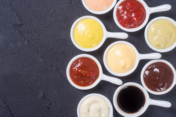 Set of sauces