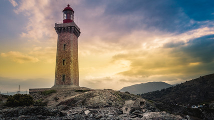 Cap Béar  soleil landscape paysage