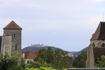 Fototapeta na wymiar Krems, Blick auf Stift Göttweig