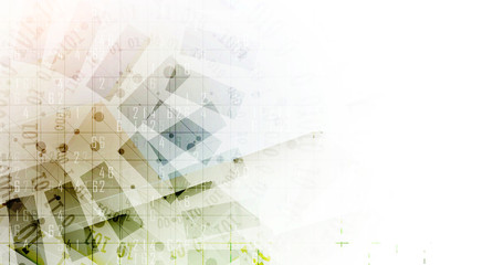 Digital technology world. Business virtual concept. Vector background