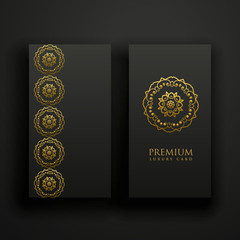 premium dark mandala decoration banners card