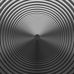 Fototapeta na wymiar Vector realistic spiral tunnel metal background for decoration and covering.