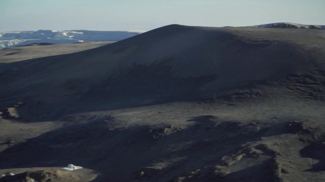 Inside the crater of mount Kilimanjaro. Glacier and volcano. Kilimanjaro, Africa, Tanzania. View from Uhuru peak. Summit of Kilimanjaro. Top of Africa. Roof of Africa. Africa's highest mountain. Panor