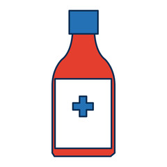 medicine bottle icon health care product