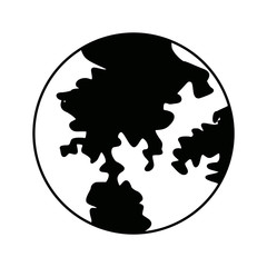 globe world earth map geography icon