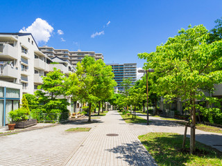 閑静な住宅街