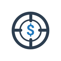 Financial Target Icon