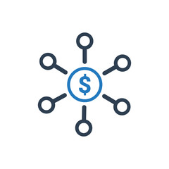 Bank Network Icon