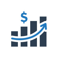 financial growth icon