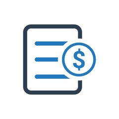 Financial Document Icon