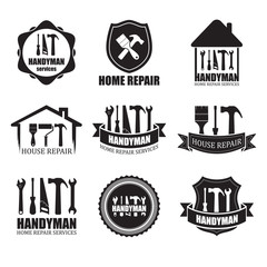 Set of different handyman services icons - 166016226