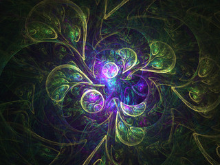 Abstract fractal background