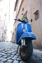 Naklejka na ściany i meble Italian scooter