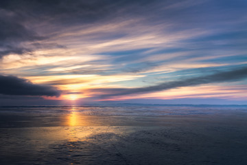 Bright winter landscape / bright winter photo beautiful warm day Ukraine