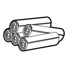 Obraz premium towels vector illustration
