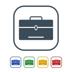 Laptop bag Icon Isolated on White Background.vector illustration icon