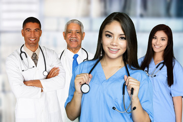 Fototapeta premium Nurses and Doctors