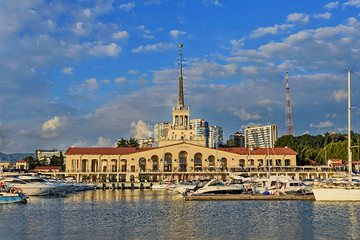 Obraz premium Sochi sea port
