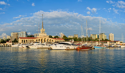 Obraz premium Sochi sea port