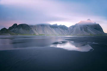 Island Stokksnes Sonnenuntergang