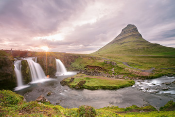 Island - Kirkjufell Wasserfall