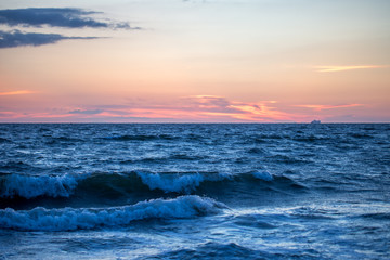 Fototapeta premium Sonnenuntergang am Strand