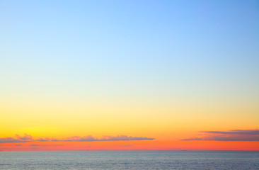 Sundown over Baltic Sea