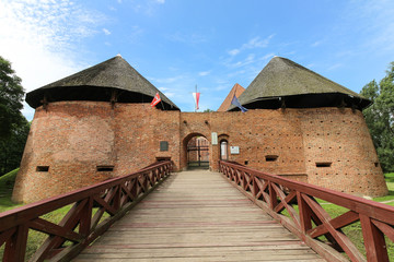 The gothic castle in Miedzyrzecz, built by Casimir the Great, the king of Poland, in 14th century