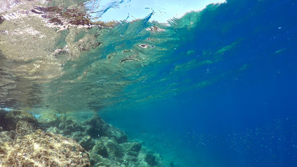 natural underwater background 